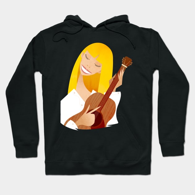 Joni Mitchell Hoodie by ChrisPaulFarias